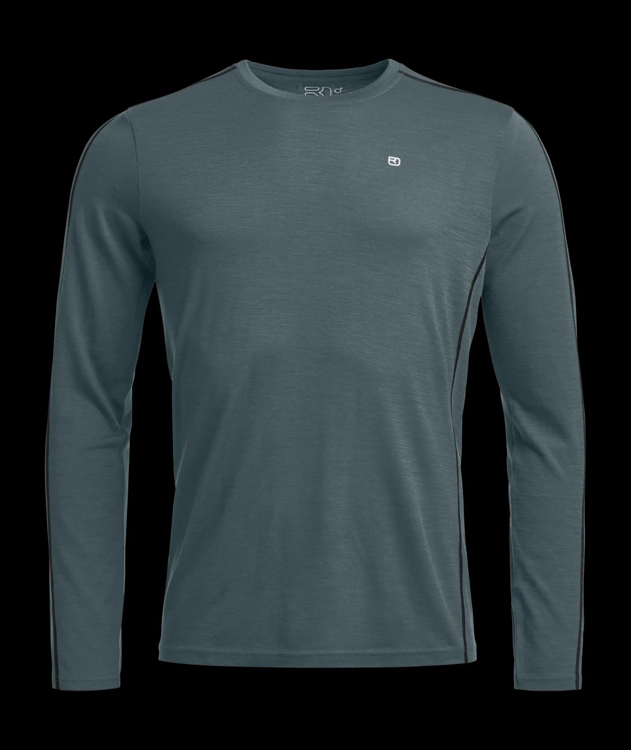 Ortovox Rock'N'Wool Long Sleeve Baselayer - Men's, Colour - Ortovox: Arctic Grey, Size SML or 2 4 6 8 10: L