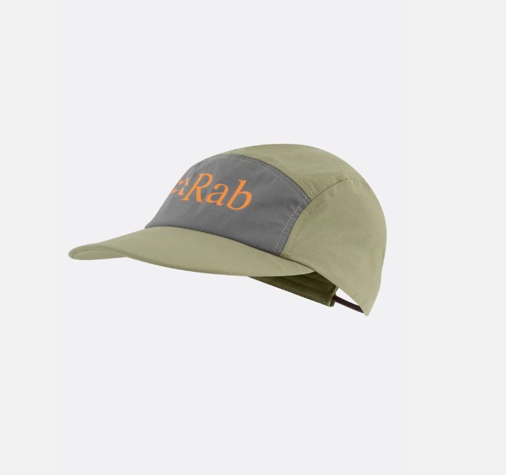 Rab Talus 5 Panel Cap, Colour - RAB: Light khaki/ graphene