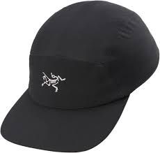 Arc'teryx Gamma 5 Panel Hat, Colour - Arcteryx: black/arctic silk, Size SML or 2 4 6 8 10: S/M