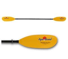 Aqua-Bound StingRay Fibreglass Yellow 1pc Kayak Paddle
