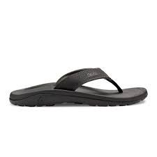 Olukai Ohana - Men's, Colour - Olukai: Black/Dark Shadow, Shoe Size Mens: 8