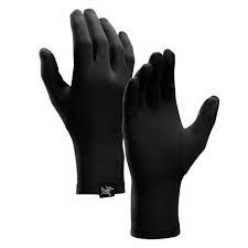 Arc'teryx RHO Glove, Colour - Arcteryx: Black, Size SML or 2 4 6 8 10: XS