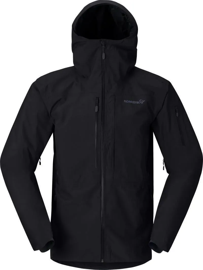 Norrona Lofoten Gore-Tex Insulated Jacket - Mens, Size SML or 2 4 6 8 10: M, colour - norrøna: Caviar Black