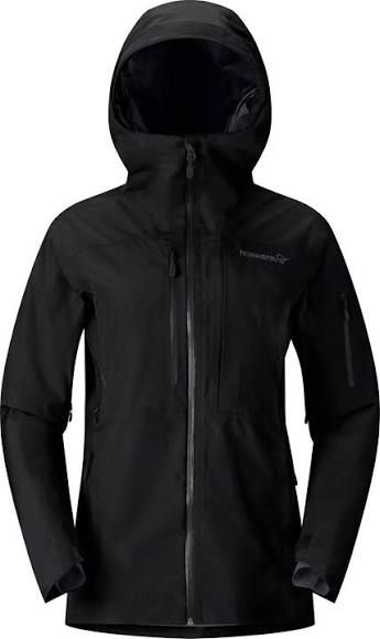 Norrona Lofoten Gore-Tex Insulated Jacket Women's, Size SML or 2 4 6 8 10: S, colour - norrøna: Caviar Black
