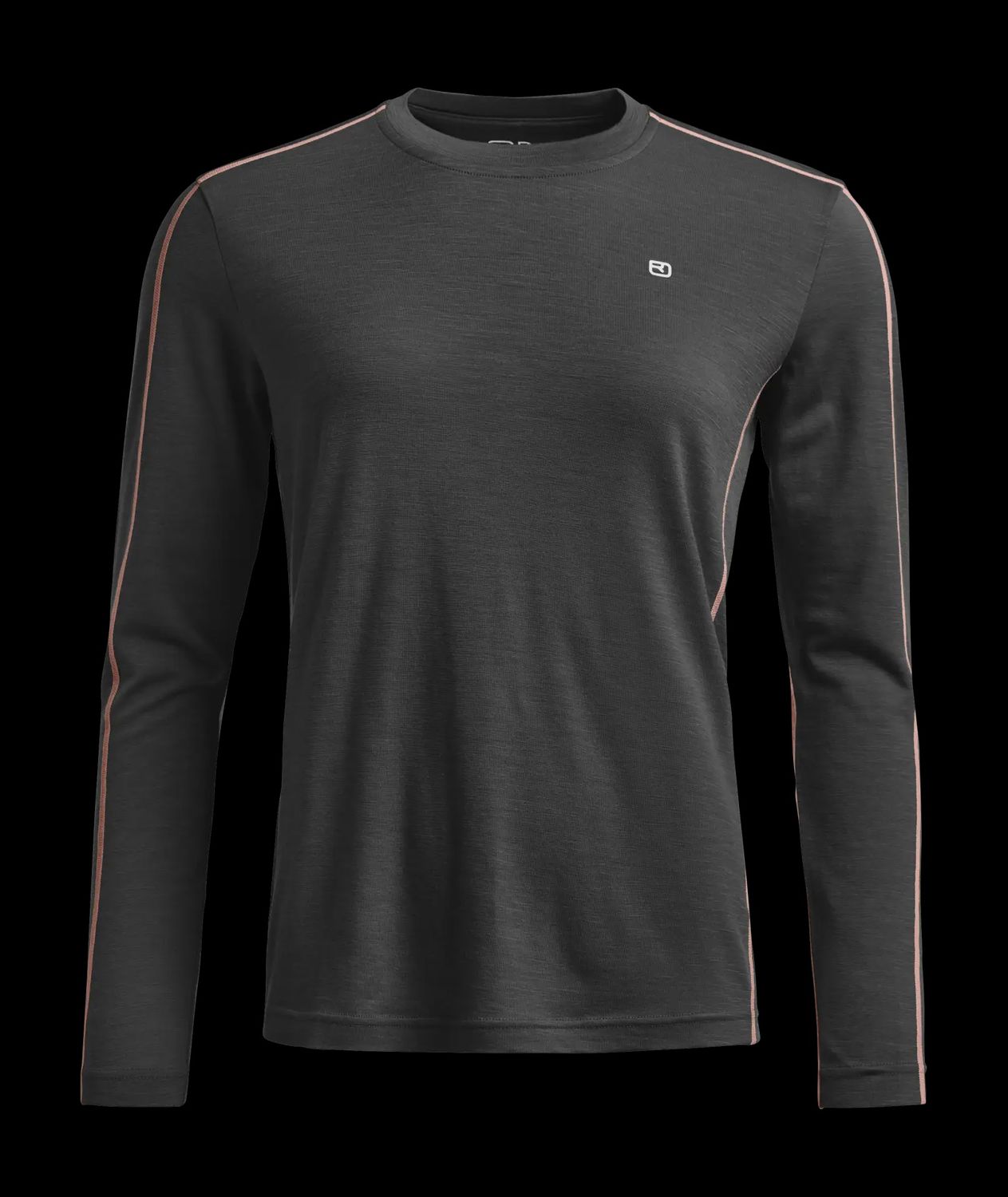 Ortovox Rock'N'Wool Long Sleeve Baselayer - Women's, Colour - Ortovox: Black Raven, Size SML or 2 4 6 8 10: S