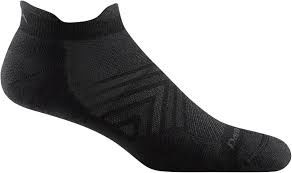 Darn Tough No Show Tab Ultra Light Cushioned - Men's, Colour - Darntough: Black, Size SML or 2 4 6 8 10: M