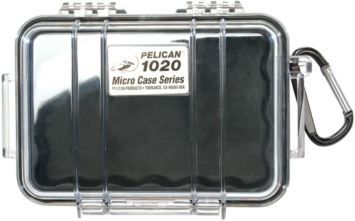 Pelican 1020 Micro Case, Colour - Pelican: Black/ Clear