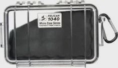 Pelican 1040 Micro Case, Colour - Pelican: Black/Clear