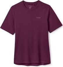 Rab Force Tee Women's, Colour: Mulberry, Size: 10/S