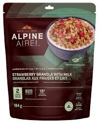 AlpineAire Strawberry Granola with Milk
