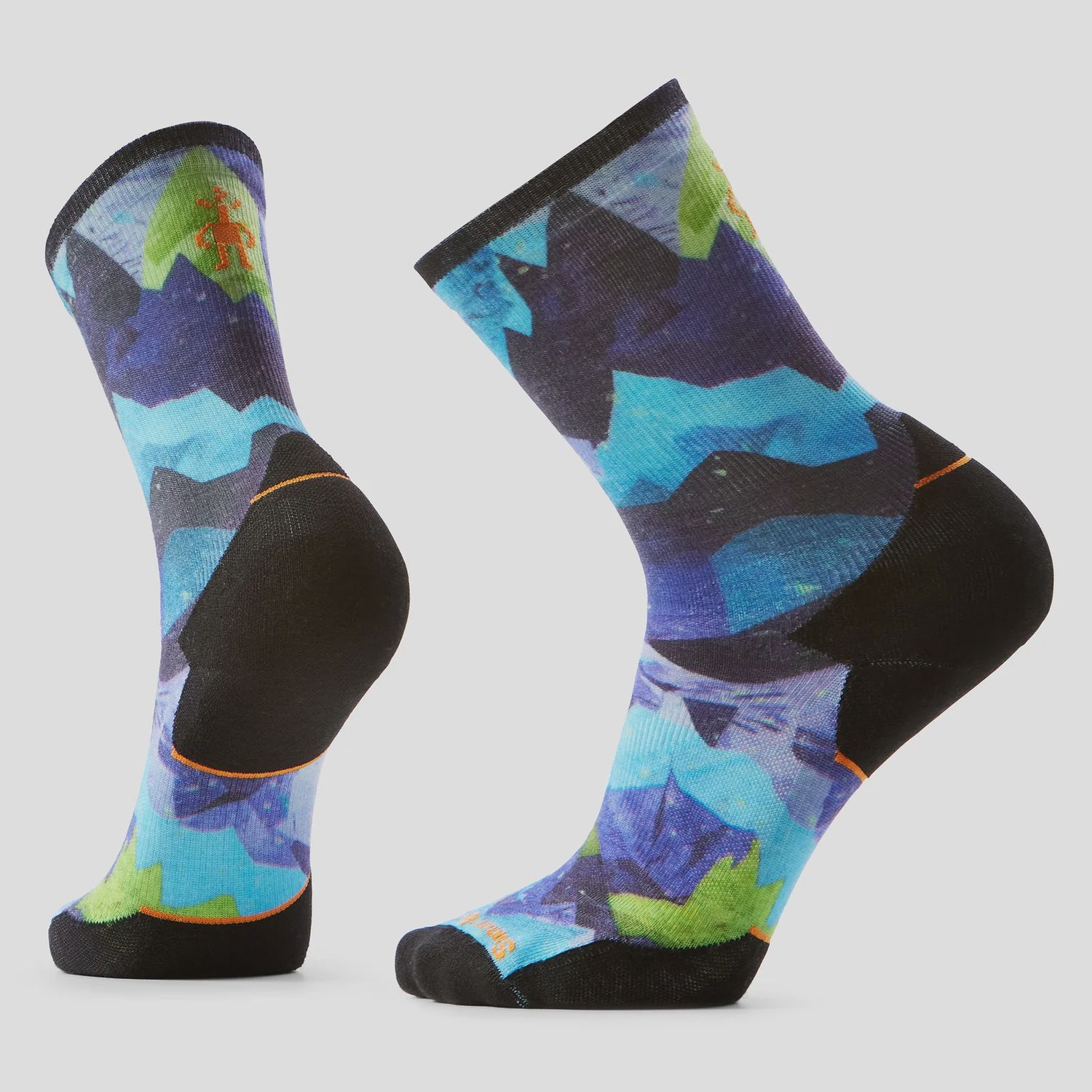 Smartwool Trail Run Targeted Cushion Crew Socks, Colour: Nightfall Blue, Size: M