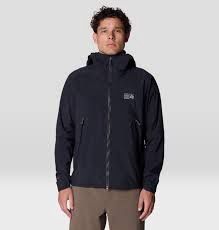 MHW  Cloud Cipher Rain Jacket - Men's, Colour: Black, Size: M