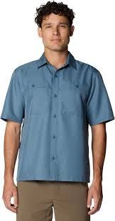 Mountain Hardwear Sun Drift Short Sleeve Shirt Men's, Colour: Adriatic Blue, Size: M