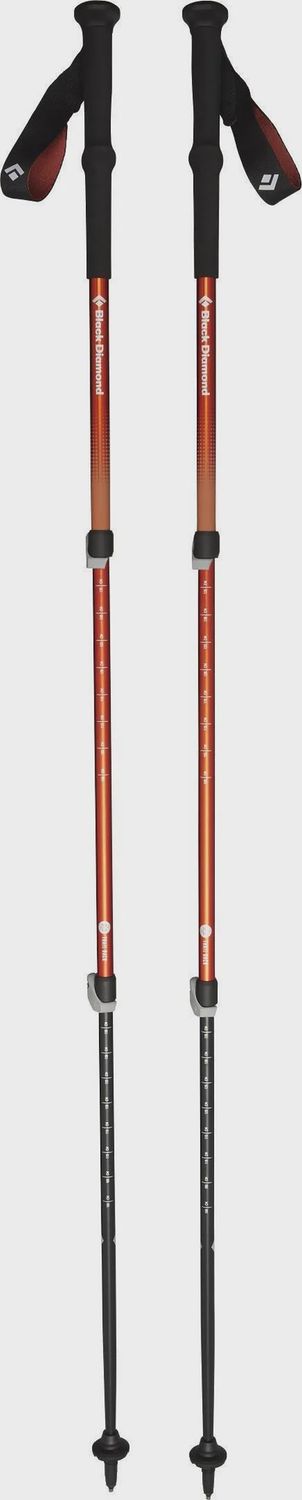 Black Diamond Trail Back Trekking Poles, Colour: Burnt Sienna