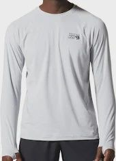 Mountain Hardwear Crater Lake LS - Mens, Colour: Glacial, Size: S