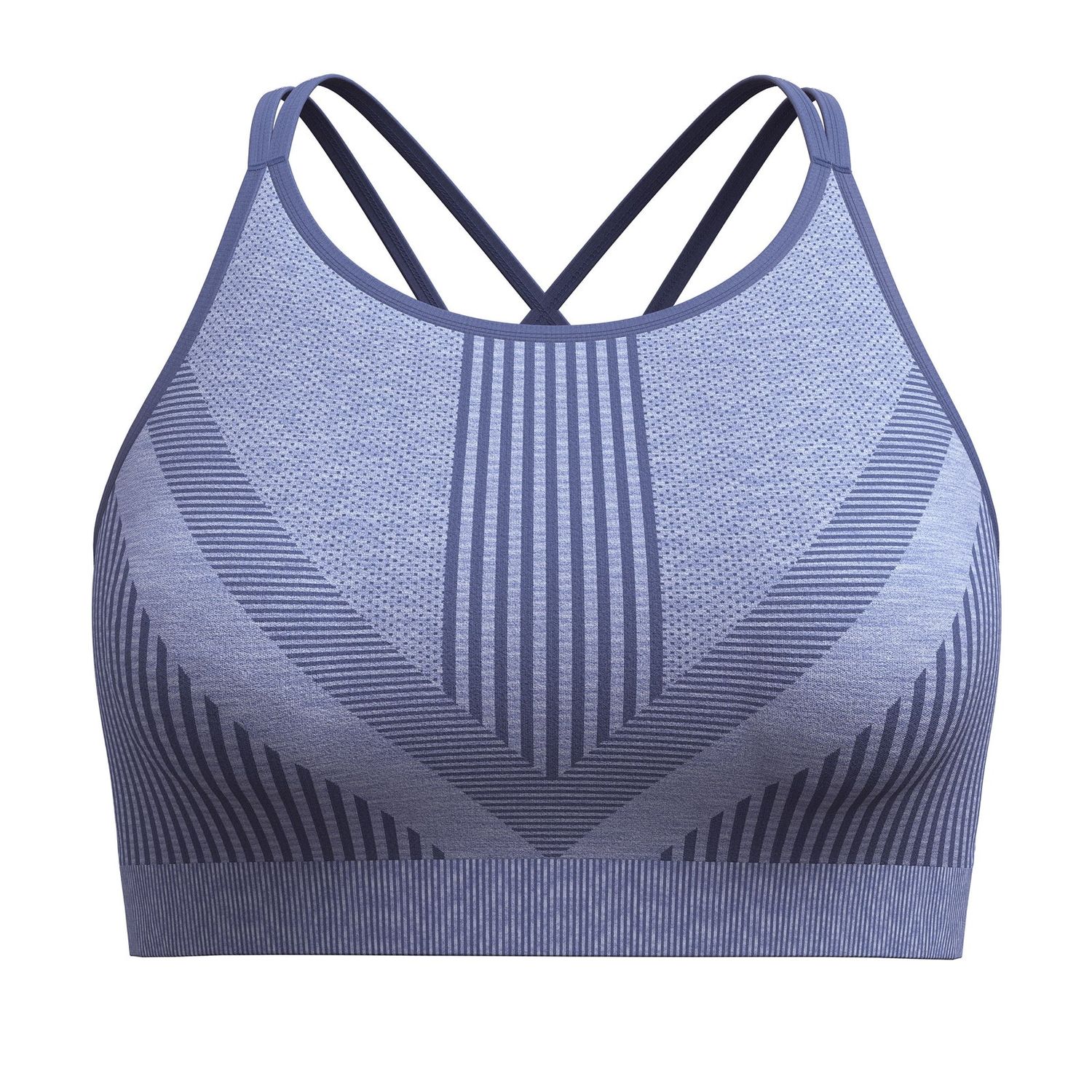 Smartwool Intraknit Strappy Bra - Womens, Colour: Blue Heather, Size: S