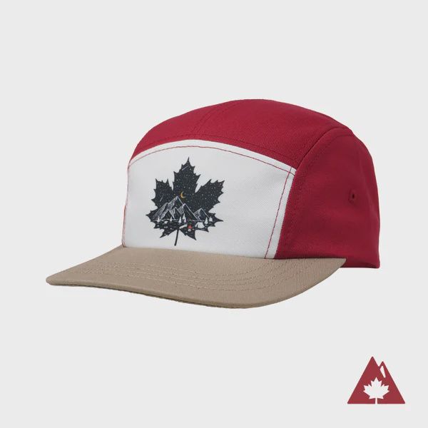 Ambler Maple Tent Skate 5-Panel, Colour: Cherry