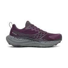 Saucony Ride TR3 GTX Women's Shoes, Colour: Eggplant/Ebony, Shoe Size Womens: 7