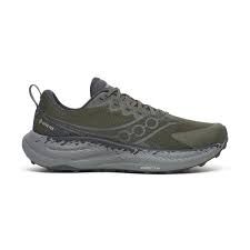 Saucony Ride TR3 GTX Men's Shoe, Colour: Fatigue/Ebony, Shoe Size Mens: 9