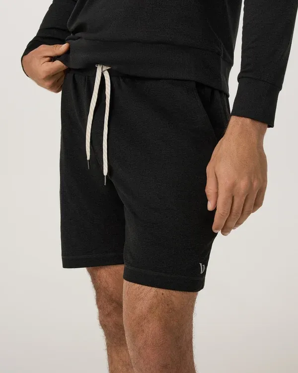 Vuori Ponto Performance Short 7", Colour: Black Heather, Size: M