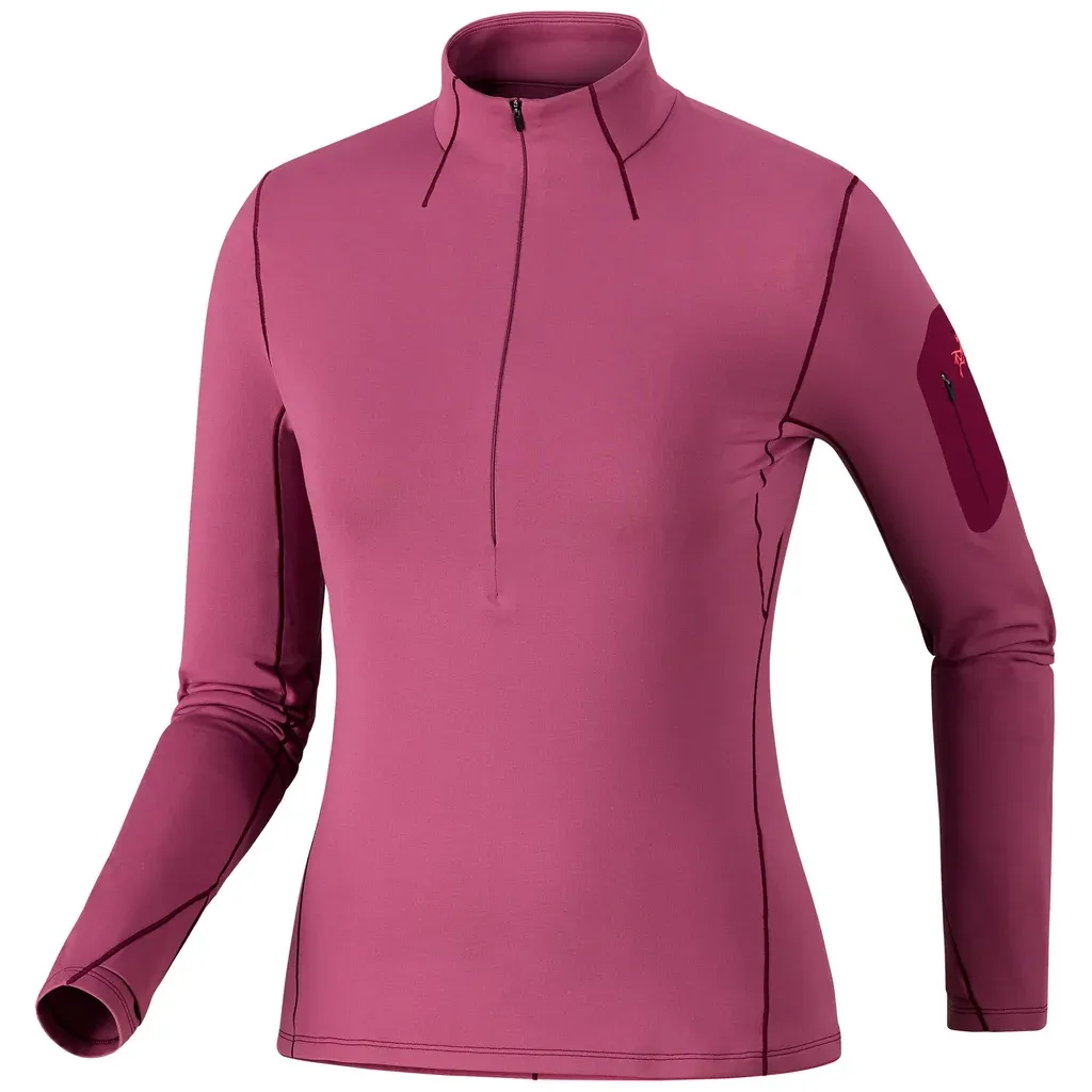 Arc'teryx Rho Zip Neck - Women's, Colour: LT Rene / Rene Rocket, Size: S