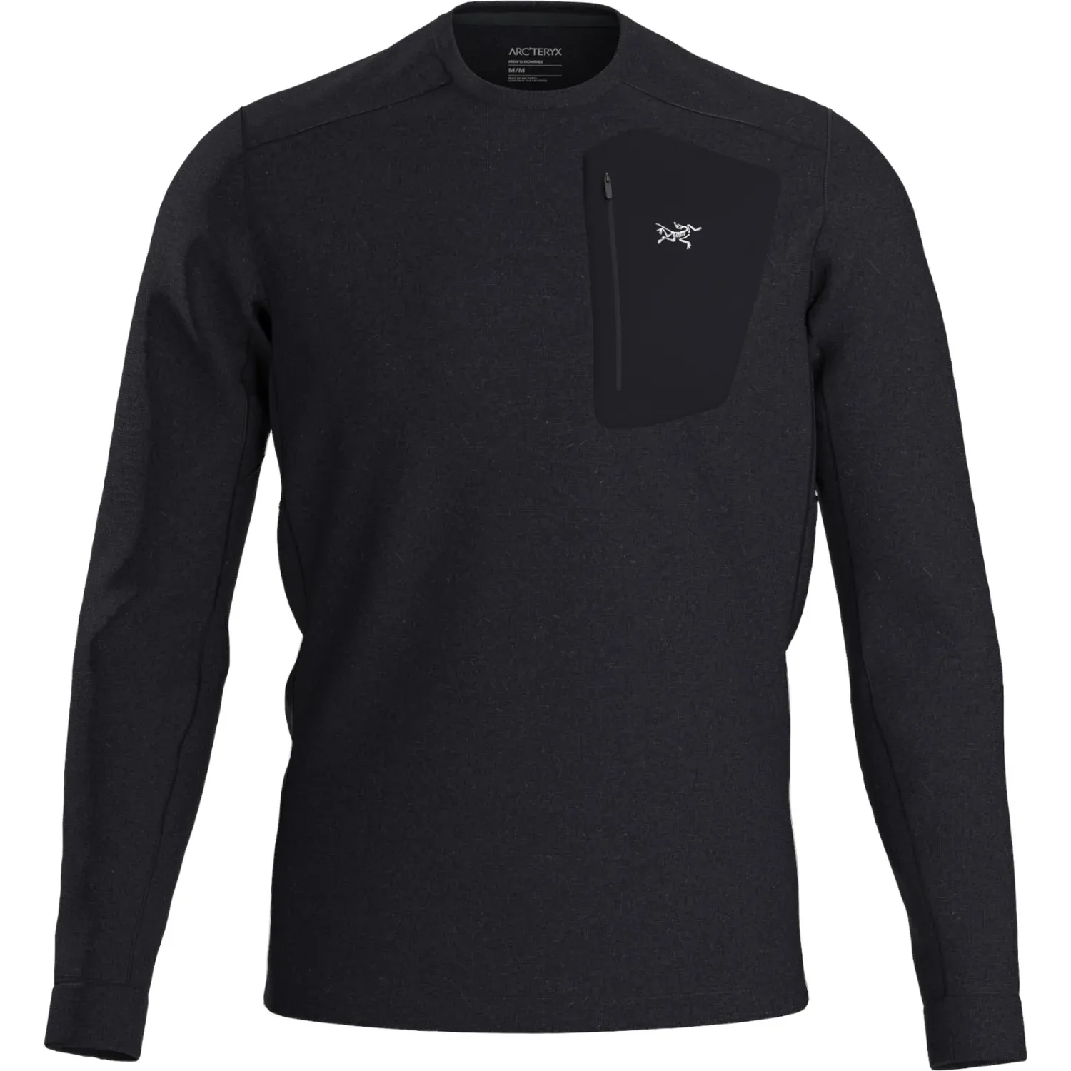 Arc'teryx Rho LT Crew Neck Men's, Colour: Black, Size: S
