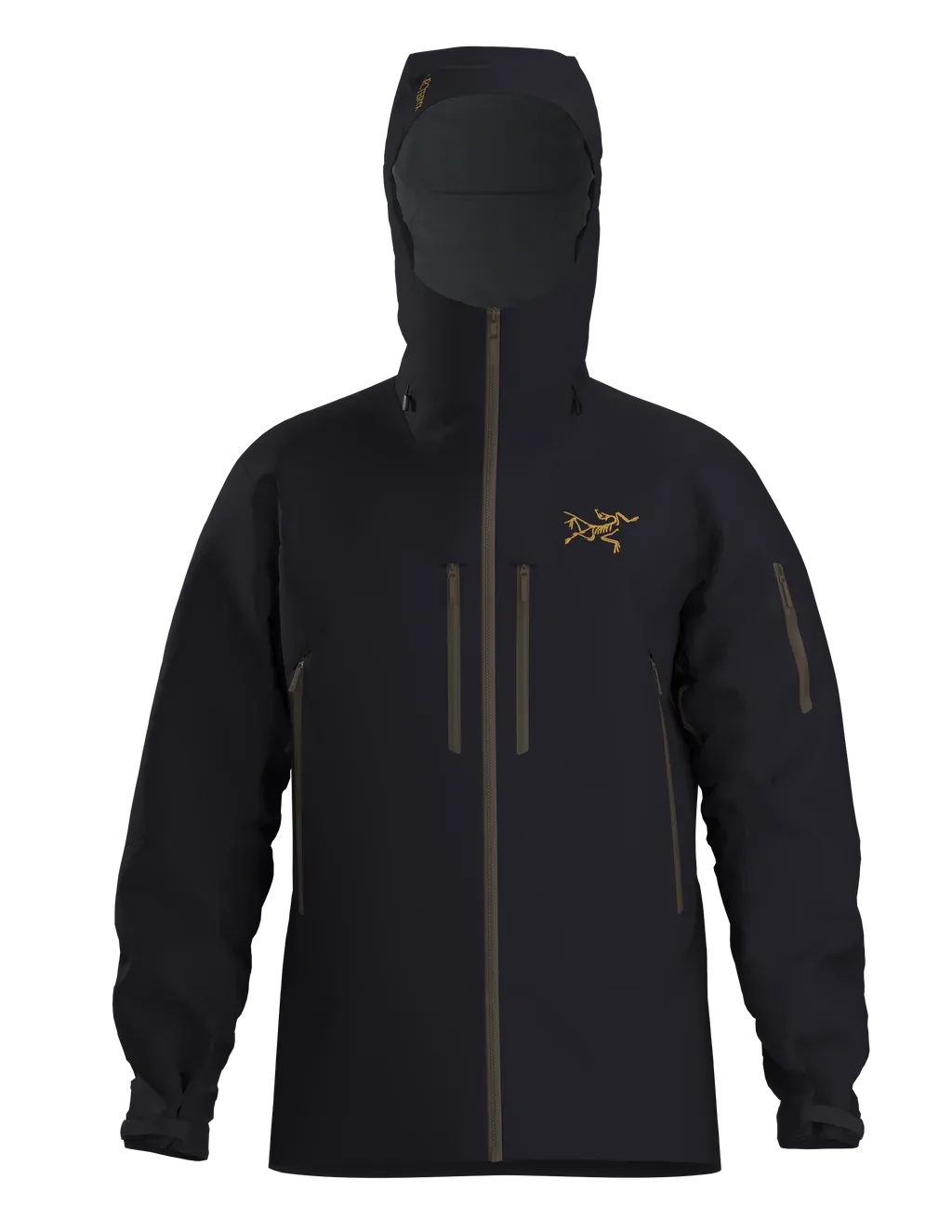 Arc'teryx Rush Jacket - Mens, Colour: Black / Mongoose, Size: M