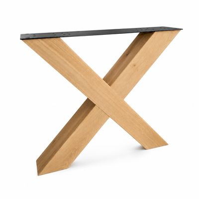 Eiken X poot 12x12 cm Eiken X poot 12x12 cm