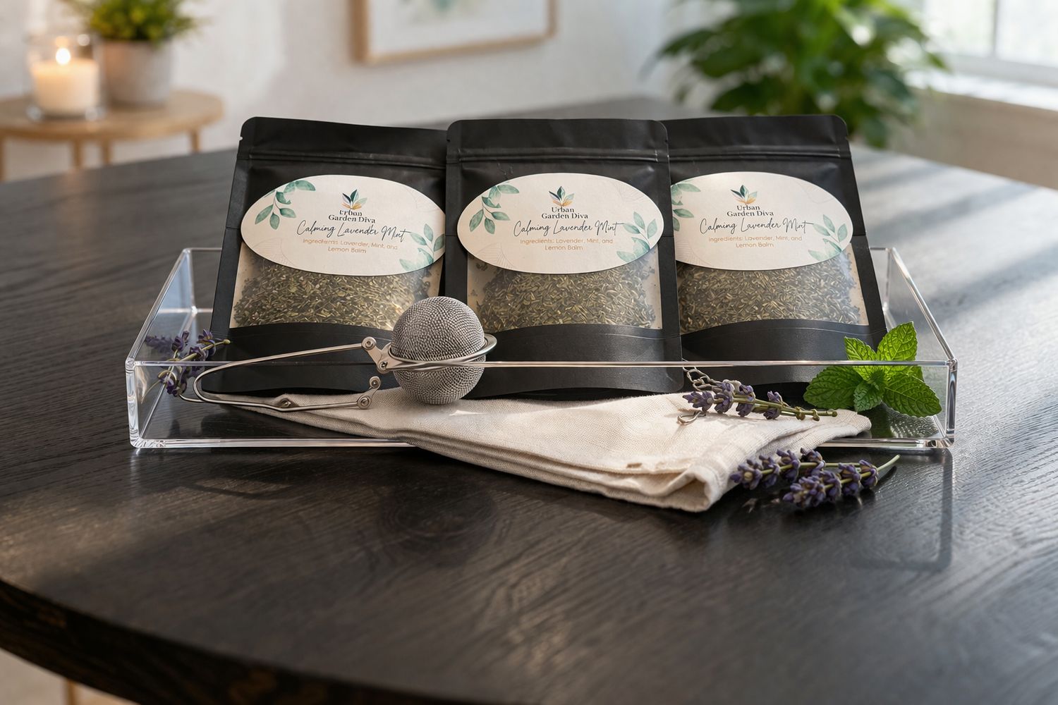 Calming Lavender Mint Tea - Large