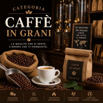 Caffè in grani moka e monorigini