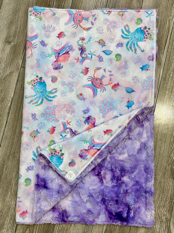 Pastel Purple Sea Creatures