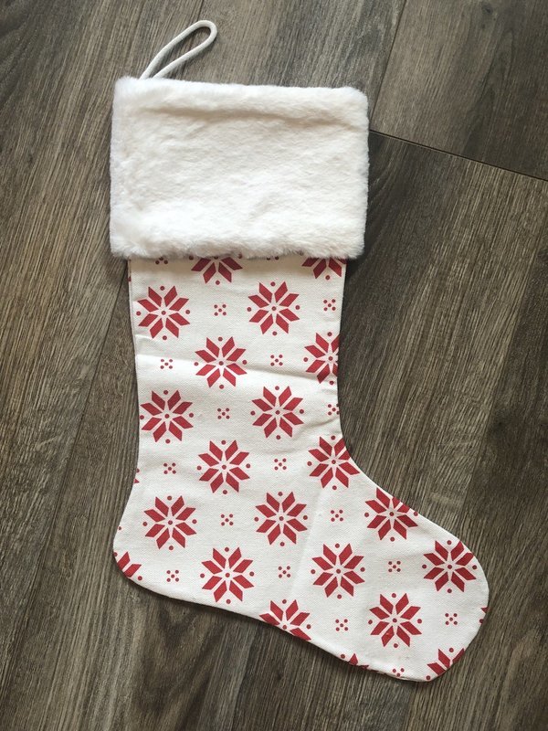 Burlap Snowflakes