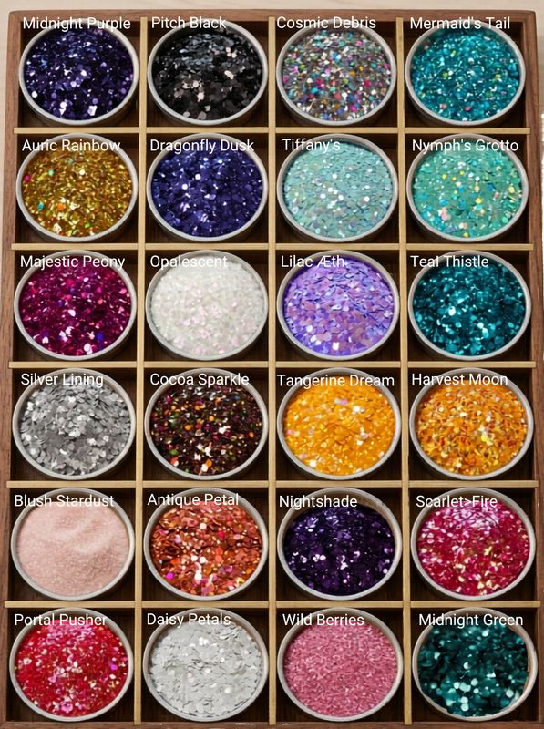 Glitters and Clay Slices-25g bag