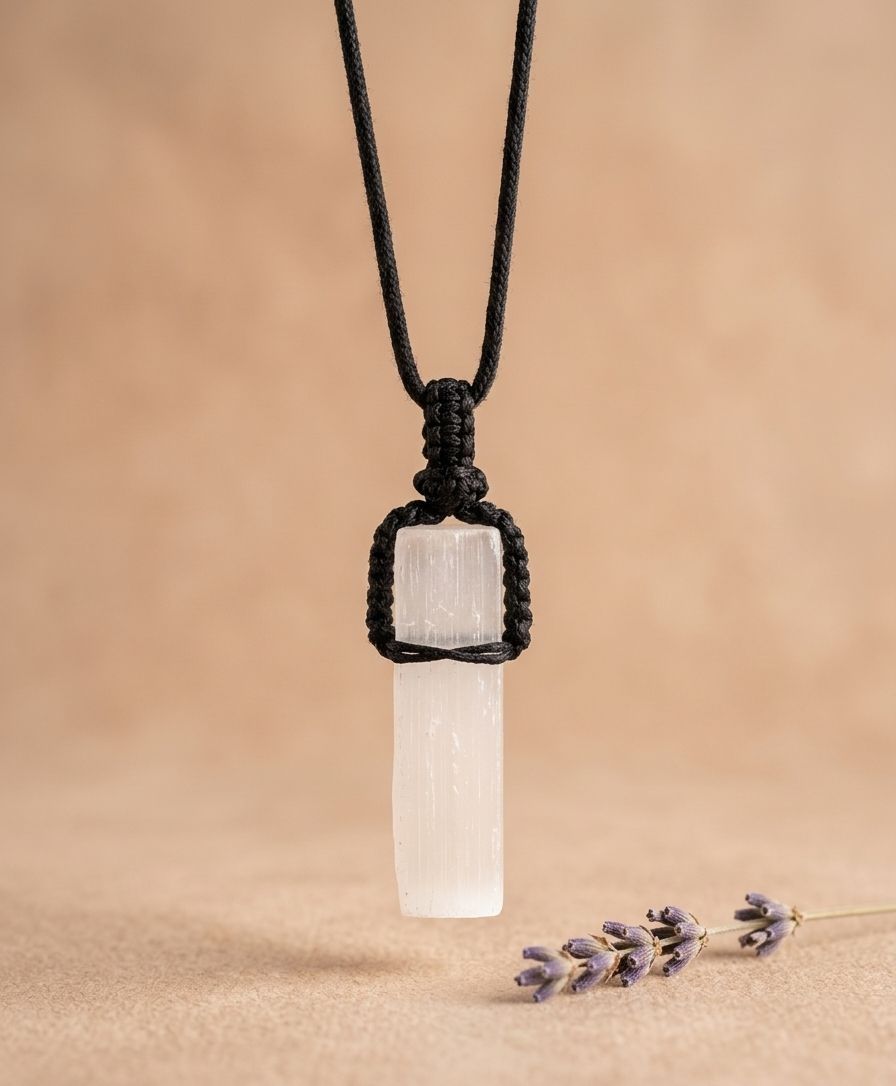 Selenite Chunky Necklace