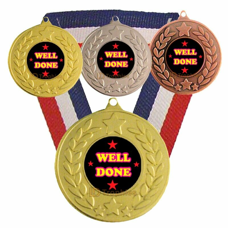 Well Done Medal & Ribbon