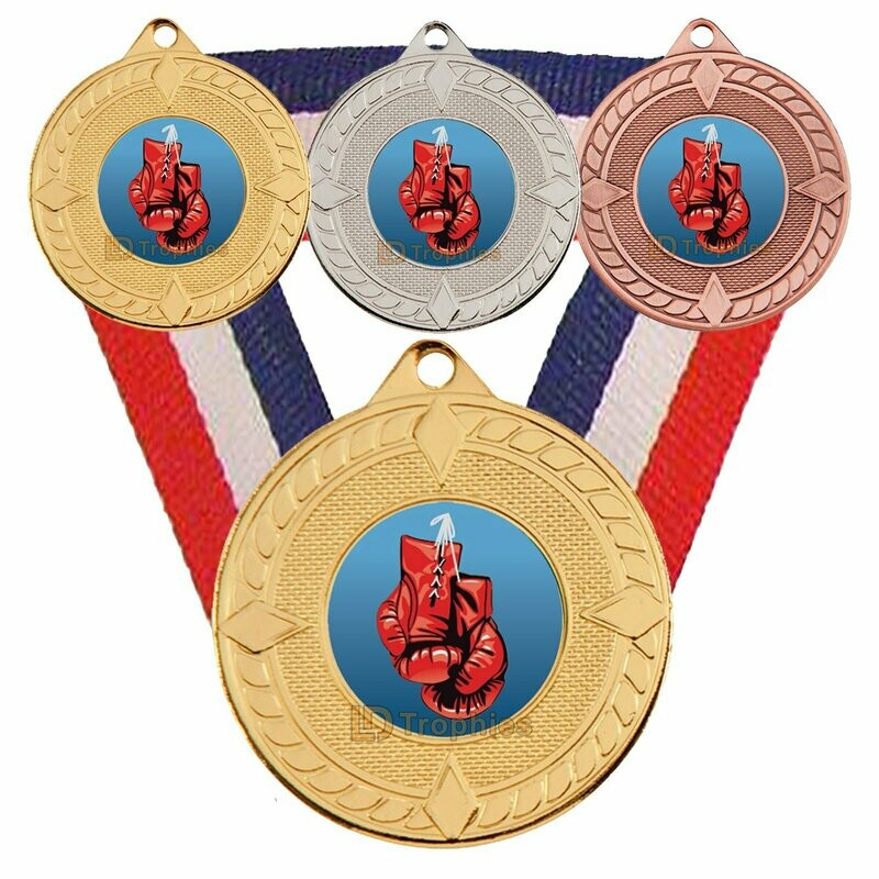 Boxing Medal & Ribbon