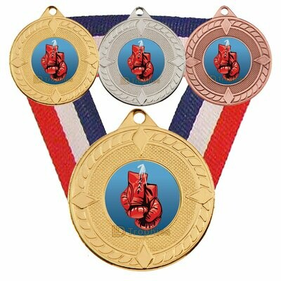 Boxing Medal & Ribbon