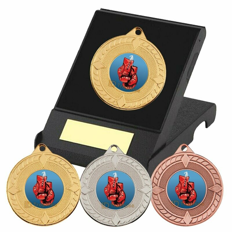 Boxing Medal in Presentation Box