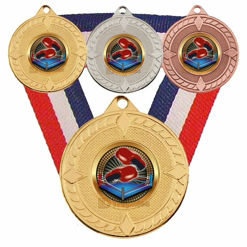 Boxing Medal & Ribbon