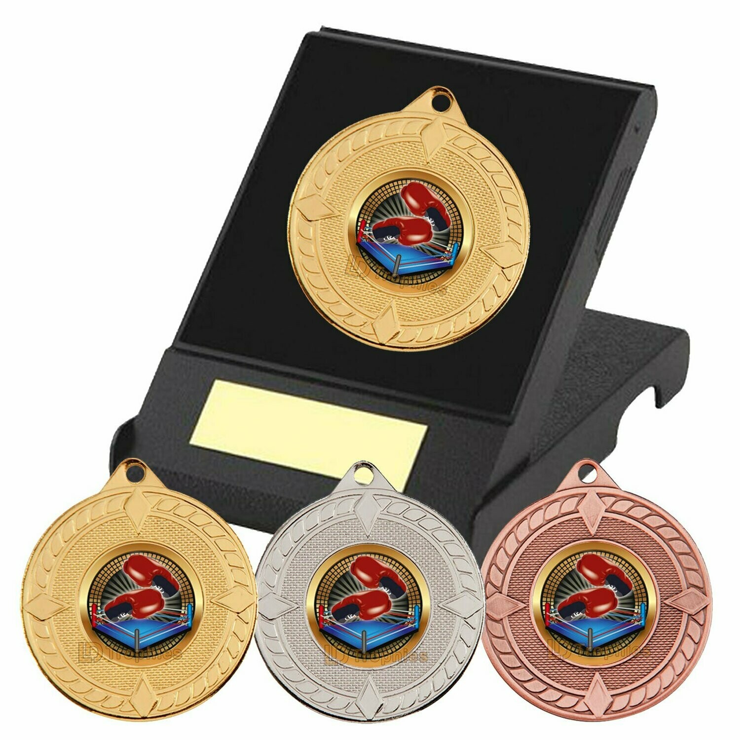 Boxing Medal in Presentation Box