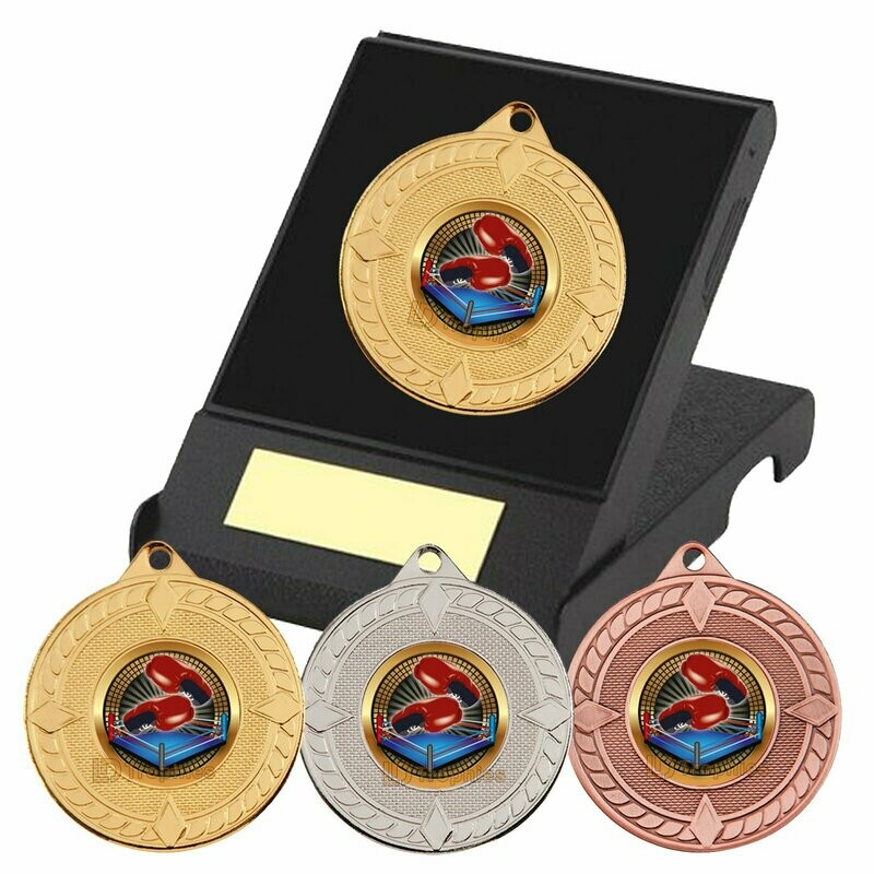Boxing Medal in Presentation Box