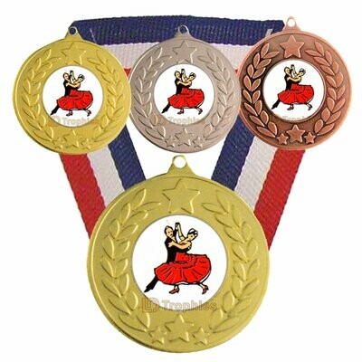 Ballroom Dancing Medal & Ribbon