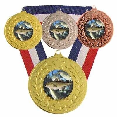Sea Fishing "Cod" Medal & Ribbon