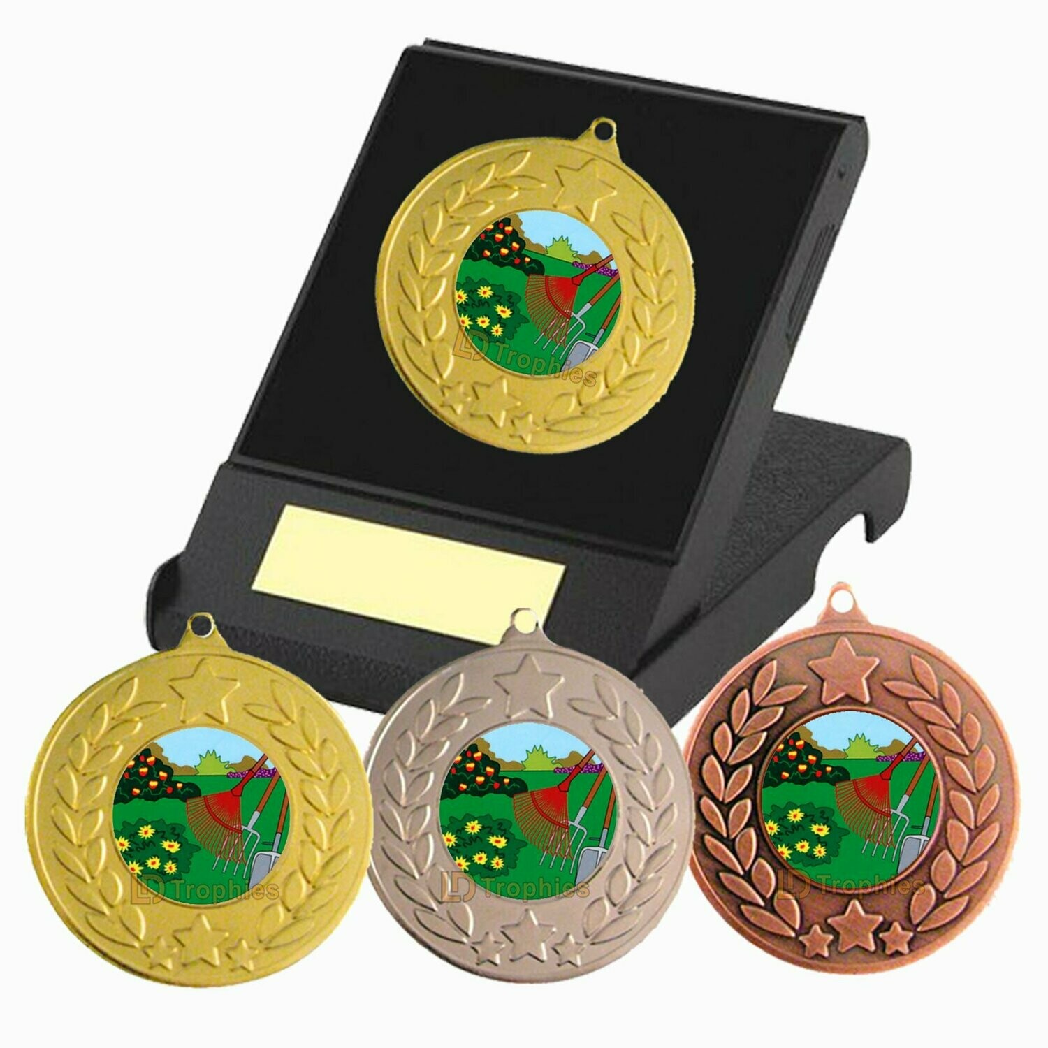 Gardening Medal in Presentation Box
