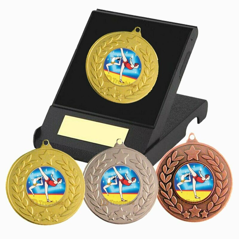 Gymnastics Medal in Presentation Box