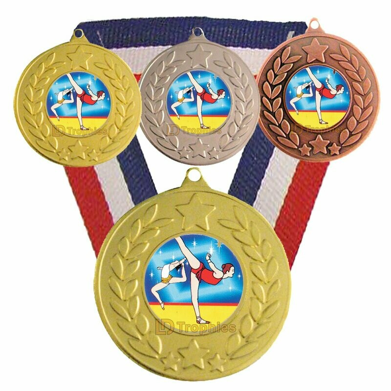 Gymnastics Medal & Ribbon