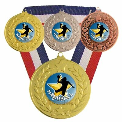 Handball Medal & Ribbon (Female)