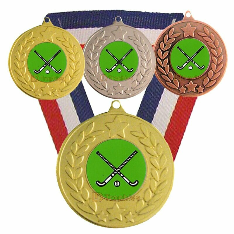 Hockey Medal & Ribbon