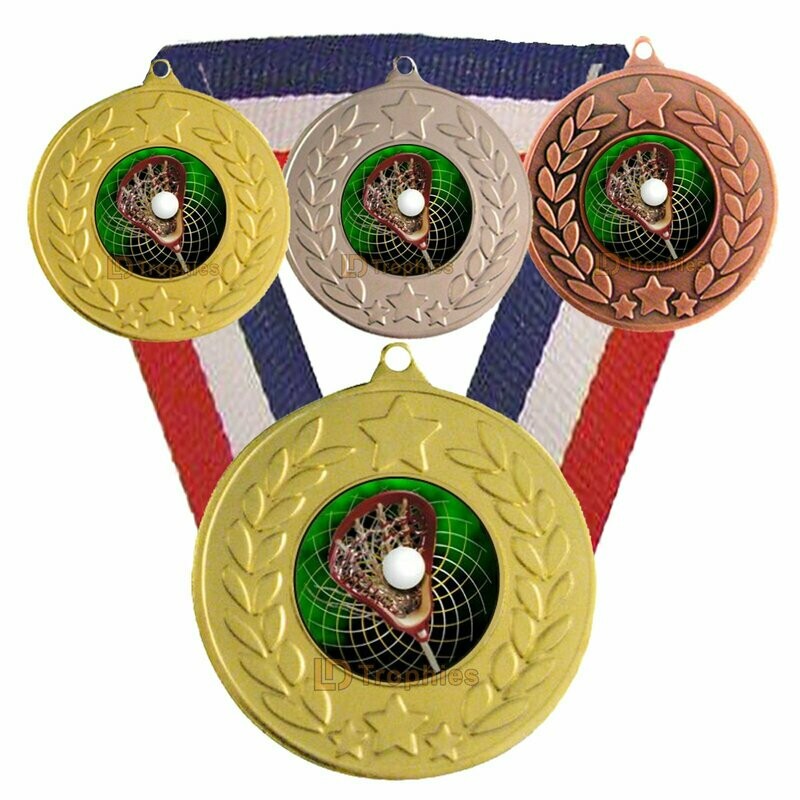 Lacrosse Medal & Ribbon
