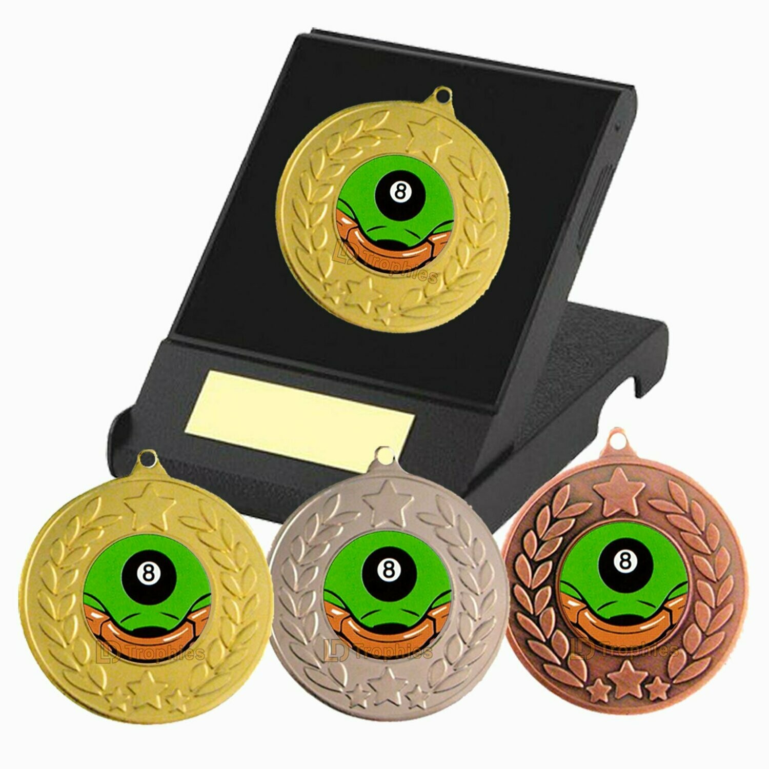 Pool Medal in Presentation Box